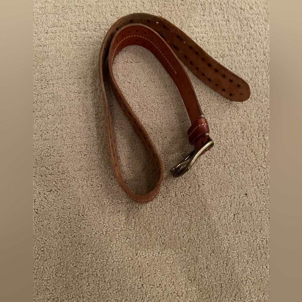 Vintage Brown Leather belt